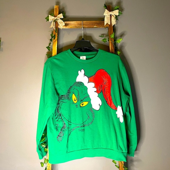 The Grinch Size XL Christmas Holiday Sweater Green - Picture 1 of 5